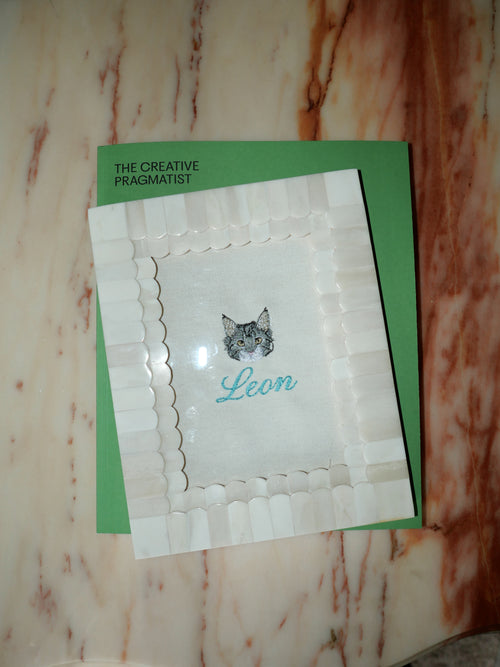 Custom Embroidered Pet Portrait | 5" × 7"