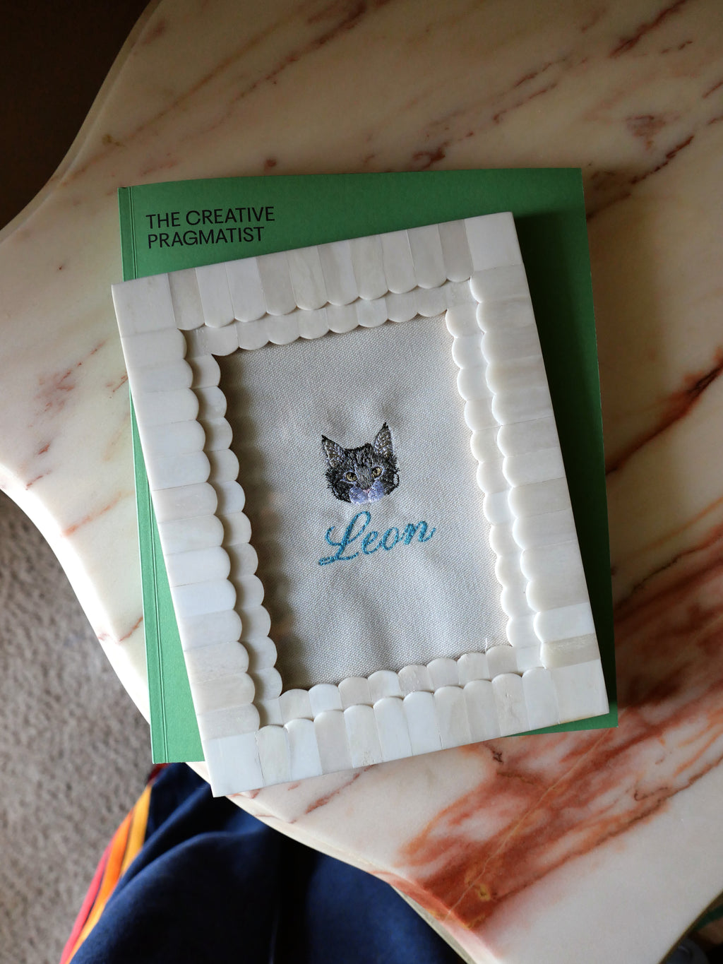Custom Embroidered Pet Portrait | 5" × 7"